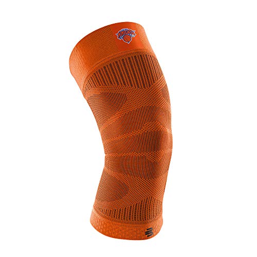 BAUERFEIND Unisex-Adult Sports Compression Knee Support NBA Kniebandage, New York Knicks, S von BAUERFEIND