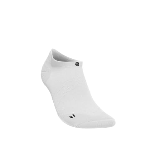 BAUERFEIND Women's Run Ultralight Low Cut Socks Laufsocken, Weiß, 41-43 von BAUERFEIND