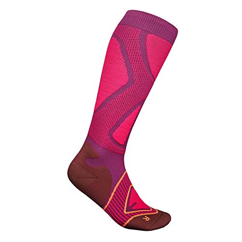 BAUERFEIND Women's Ski Performance Skisocken für Skifahren und Snowboarden, Funktionssocken mit Shin-& Calf Protection Technologie, Pink, L / 41-43 BAUERFEIND Women's Ski Performance Skisocken für Skifahren und Snowboarden, Funktionssocken mit Shin-& Calf Protection Technologie, Pink, L / 41-43 von BAUERFEIND