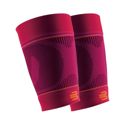 BAUERFEIND, 1 Paar Sport Kompressions-Oberschenkelbandagen, Unisex, Rechts und Links tragbar, Für Ball- und Ausdauersportarten, Stärkung der Muskulatur, Gr. L extra lang, Pink, 29345729500043 BAUERFEIND, 1 Paar Sport Kompressions-Oberschenkelbandagen, Unisex, Rechts und Links tragbar, Für Ball- und Ausdauersportarten, Stärkung der Muskulatur, Gr. L extra lang, Pink, 29345729500043 von BAUERFEIND