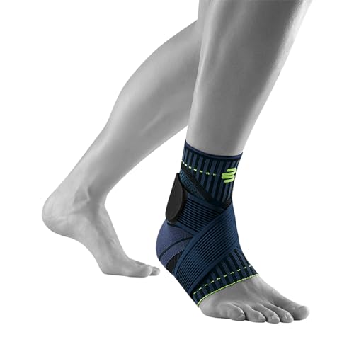 Bauerfeind Sprunggelenkbandage „Ankle Support“ Unisex, 1 Sprunggelenk Bandage für Sport wie Fußball, Fitness und Joggen, Kein Umknicken durch Knöchelbandage, Schwarz, XS von BAUERFEIND