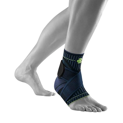 Bauerfeind Sprunggelenkbandage „Ankle Support“ Unisex, 1 Sprunggelenk Bandage für Sport wie Fußball, Fitness und Joggen, Kein Umknicken durch Knöchelbandage, Schwarz, XL von BAUERFEIND