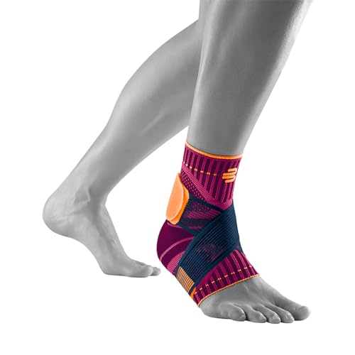 BAUERFEIND Sprunggelenkbandage „Ankle Support“ Unisex, 1 Sprunggelenk Bandage für Sport wie Fußball, Fitness und Joggen, Kein Umknicken durch Knöchelbandage, Pink, XS BAUERFEIND Sprunggelenkbandage „Ankle Support“ Unisex, 1 Sprunggelenk Bandage für Sport wie Fußball, Fitness und Joggen, Kein Umknicken durch Knöchelbandage, Pink, XS von BAUERFEIND