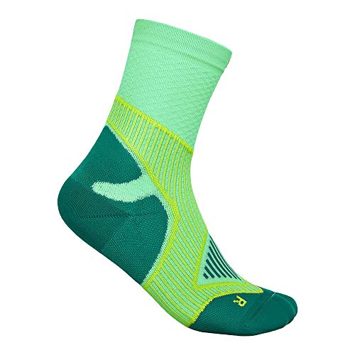 BAUERFEIND Herren Run Performance Wandersocken f r Outdooraktivit ten wie Radsport Wandern, Grün, 38-40 EU von BAUERFEIND