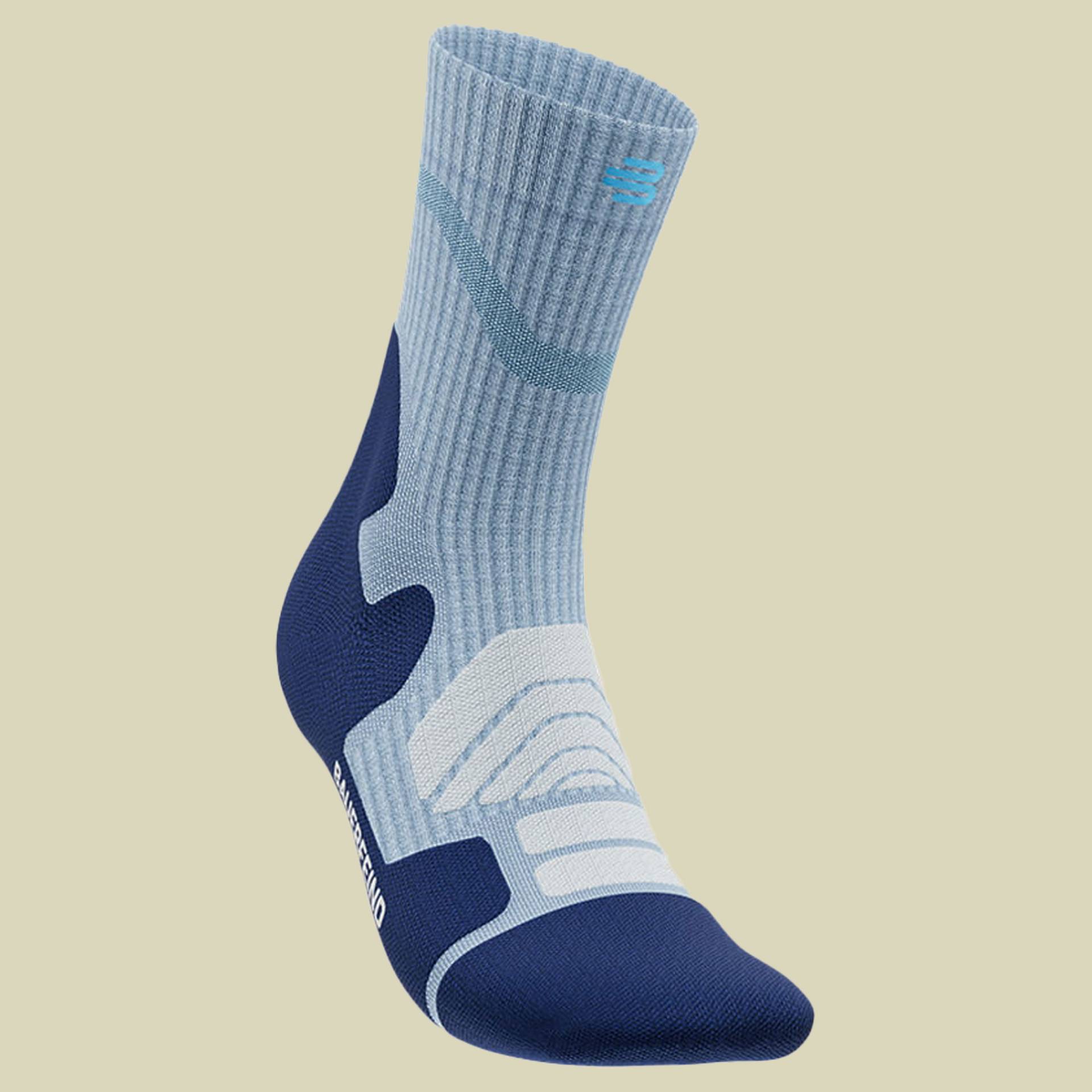 Outdoor Merino Mid Cut Socks Women 35-38 blau - sky blue Outdoor Merino Mid Cut Socks Women 35-38 blau - sky blue von BAUERFEIND