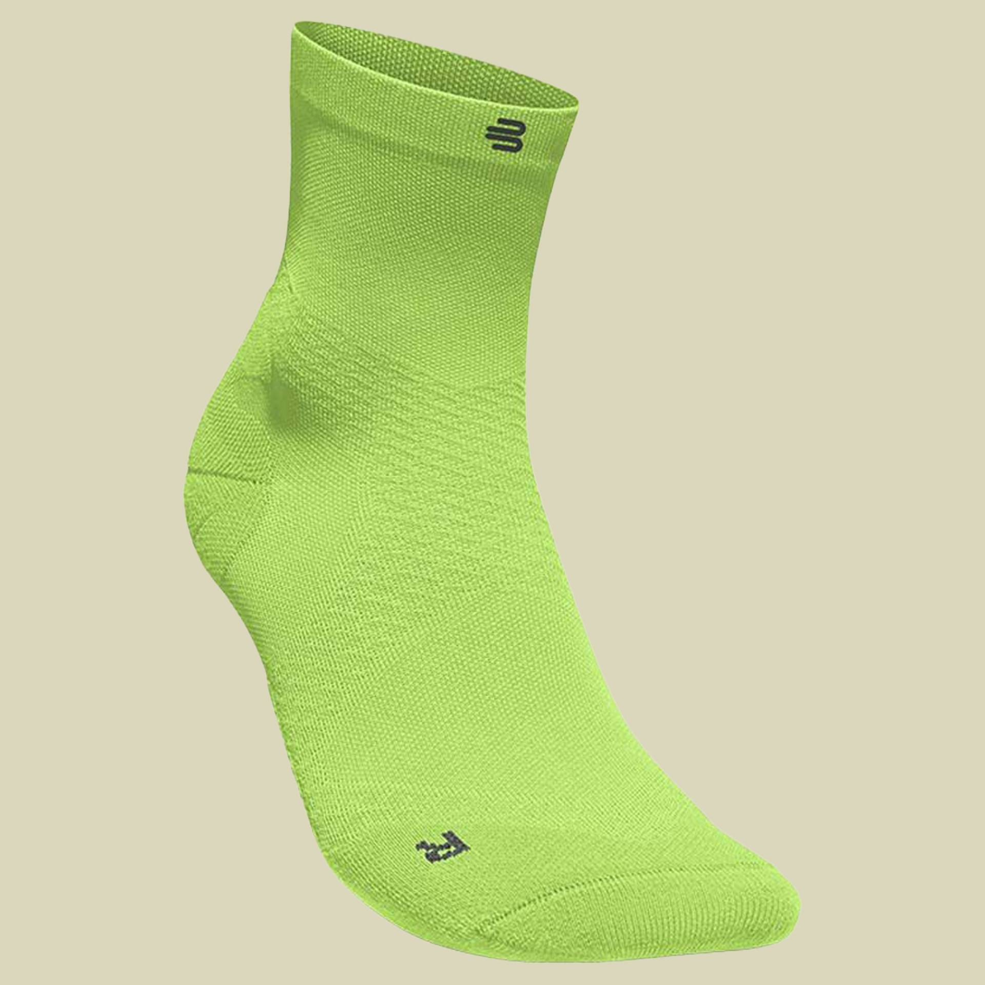 Run Ultralight Mid Cut Socks Men 41-43 grün - lime green Run Ultralight Mid Cut Socks Men 41-43 grün - lime green von BAUERFEIND