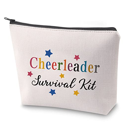 BAUNA Cheer Coach Make-up-Tasche mit Reißverschluss, Cheerleader-Geschenk, Cheerleader-Überlebens-Set, Cheerleader-Kosmetiktasche, Geschenk, Cheerleader-Team-Geschenk, Cheerleader Survival Kit BAUNA Cheer Coach Make-up-Tasche mit Reißverschluss, Cheerleader-Geschenk, Cheerleader-Überlebens-Set, Cheerleader-Kosmetiktasche, Geschenk, Cheerleader-Team-Geschenk, Cheerleader Survival Kit von BAUNA