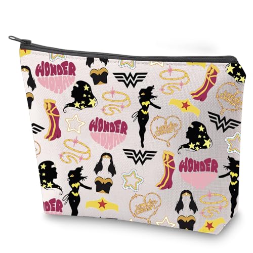 DC Kosmetiktasche Krieger Prinzessin Make-up-Tasche mit Reißverschluss Frau Power Geschenk Super Woman Survival Kit, Wonder, Nein DC Kosmetiktasche Krieger Prinzessin Make-up-Tasche mit Reißverschluss Frau Power Geschenk Super Woman Survival Kit, Wonder, Nein von BAUNA