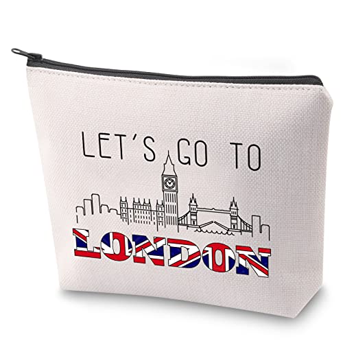 London Tavel Gift London Trip Travel Case Let's Go to London Tavel Bag Travel Addict Cosmeic Bag Journey Together Makeup Bag London Travel Souvenir, london, Nein London Tavel Gift London Trip Travel Case Let's Go to London Tavel Bag Travel Addict Cosmeic Bag Journey Together Makeup Bag London Travel Souvenir, london, Nein von BAUNA
