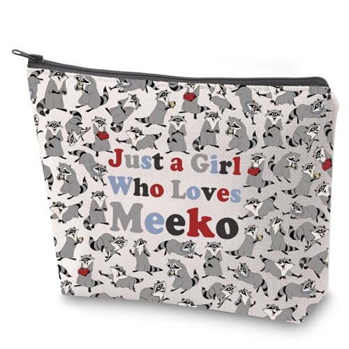 Meeko Kosmetiktasche Just A Gil Who Loves Meeko Racoon Make-up-Tasche mit Reißverschluss, Cartoon-Waschbär, Meeko-Liebhaber, Geschenk, Meeko, Nein Meeko Kosmetiktasche Just A Gil Who Loves Meeko Racoon Make-up-Tasche mit Reißverschluss, Cartoon-Waschbär, Meeko-Liebhaber, Geschenk, Meeko, Nein von BAUNA