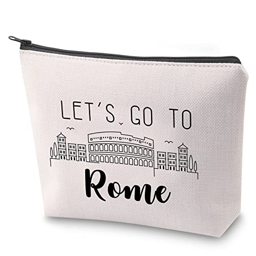 Rom Trip Reisekoffer Rom Lover Kosmetiktasche Rom Reise Urlaub Geschenk Let's Go to Rom Make-up Tasche mit Reißverschluss Roma Journey Together Geschenk, Rom, Nein Rom Trip Reisekoffer Rom Lover Kosmetiktasche Rom Reise Urlaub Geschenk Let's Go to Rom Make-up Tasche mit Reißverschluss Roma Journey Together Geschenk, Rom, Nein von BAUNA