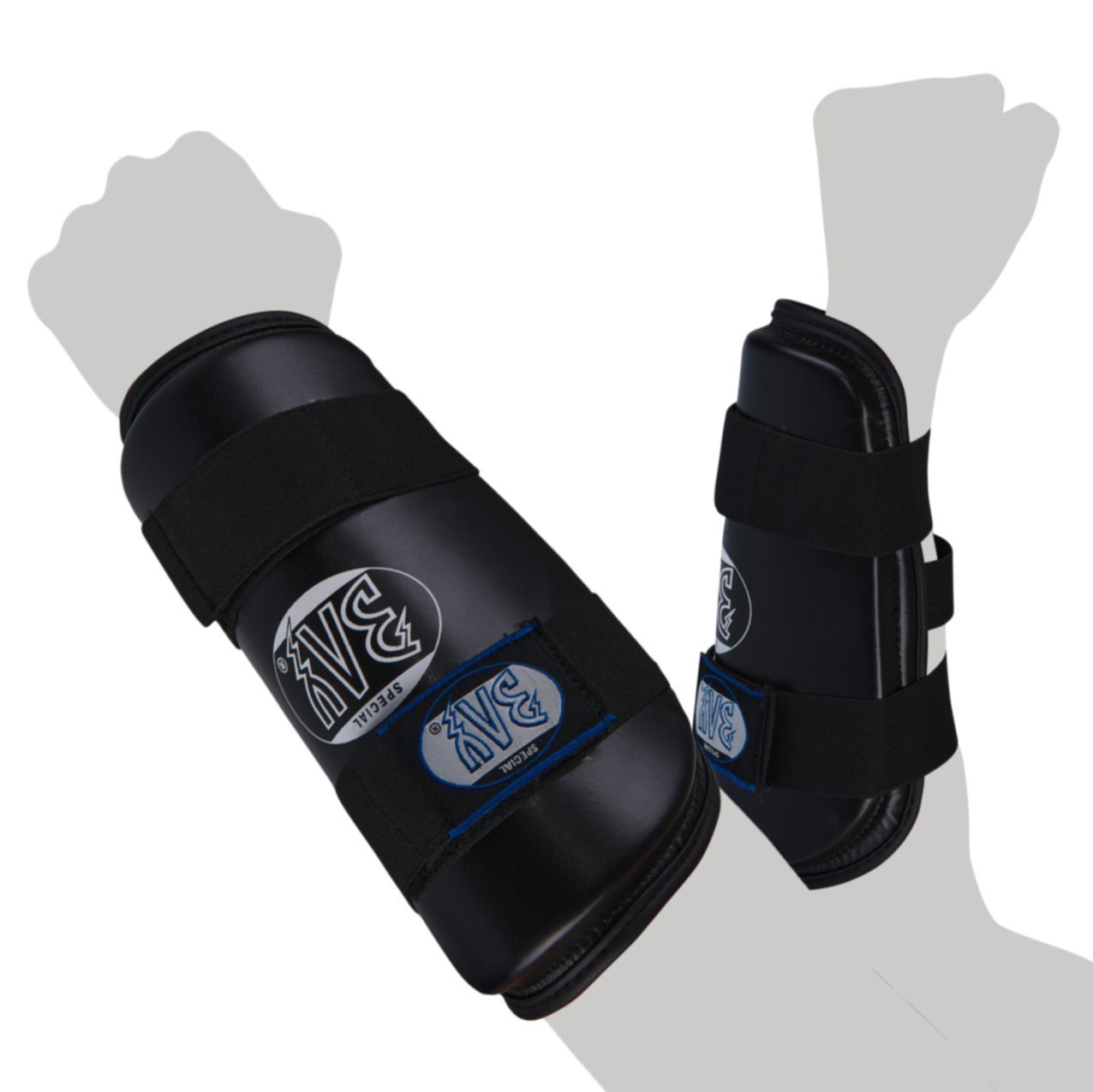 BAY-Sports Armschoner Unterarmschutz Unterarmschoner Kampfsport Krav Maga Unterarm, Für Vollkontakt geeignet, feucht abwischbar, Kunstleder, XS - XL BAY-Sports Armschoner Unterarmschutz Unterarmschoner Kampfsport Krav Maga Unterarm, Für Vollkontakt geeignet, feucht abwischbar, Kunstleder, XS - XL von BAY-Sports