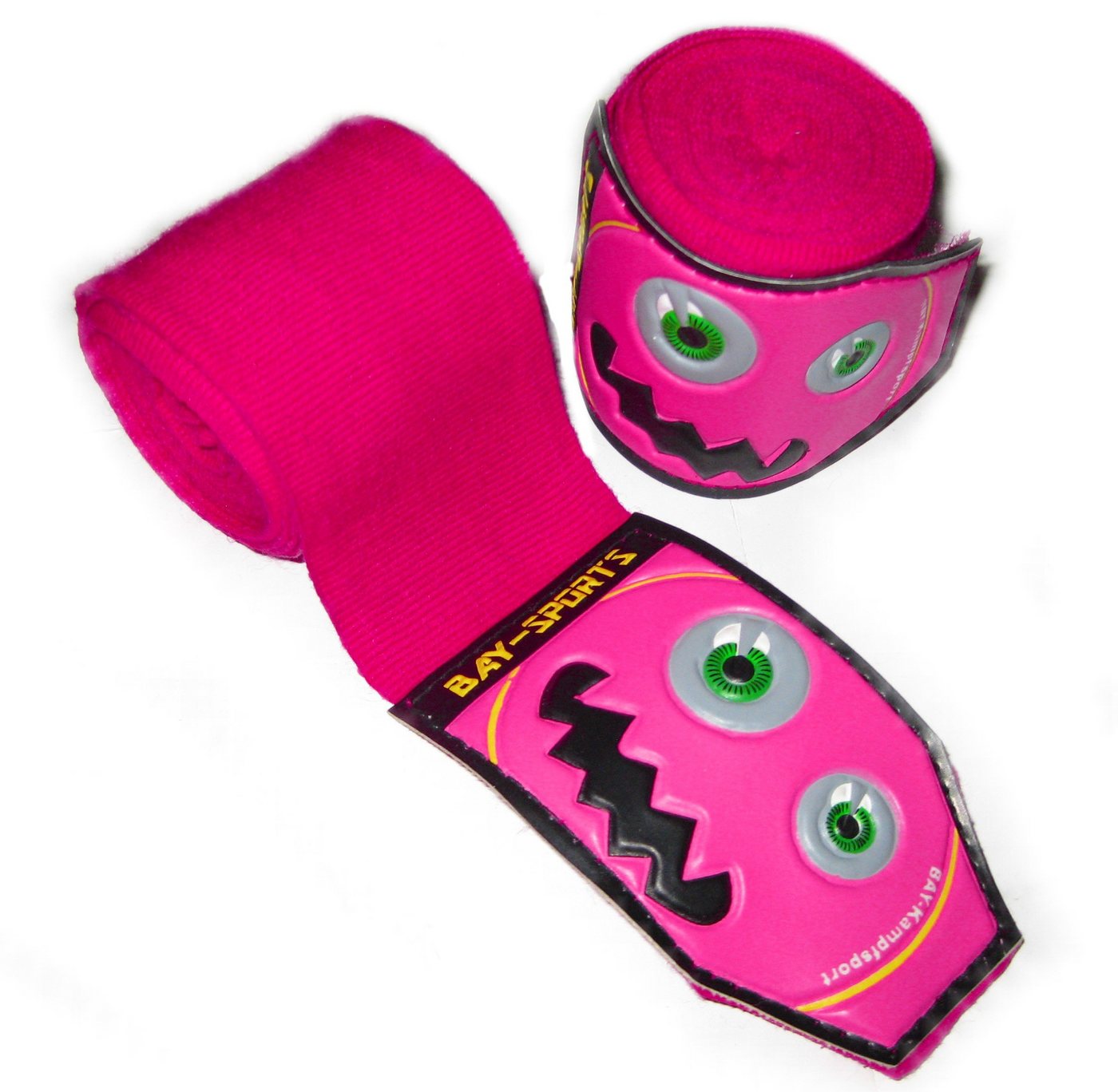 BAY-Sports Boxbandagen Monster 3D Kinder Box-Bandagen Handbandagen Boxen Kickboxen pink BAY-Sports Boxbandagen Monster 3D Kinder Box-Bandagen Handbandagen Boxen Kickboxen pink von BAY-Sports