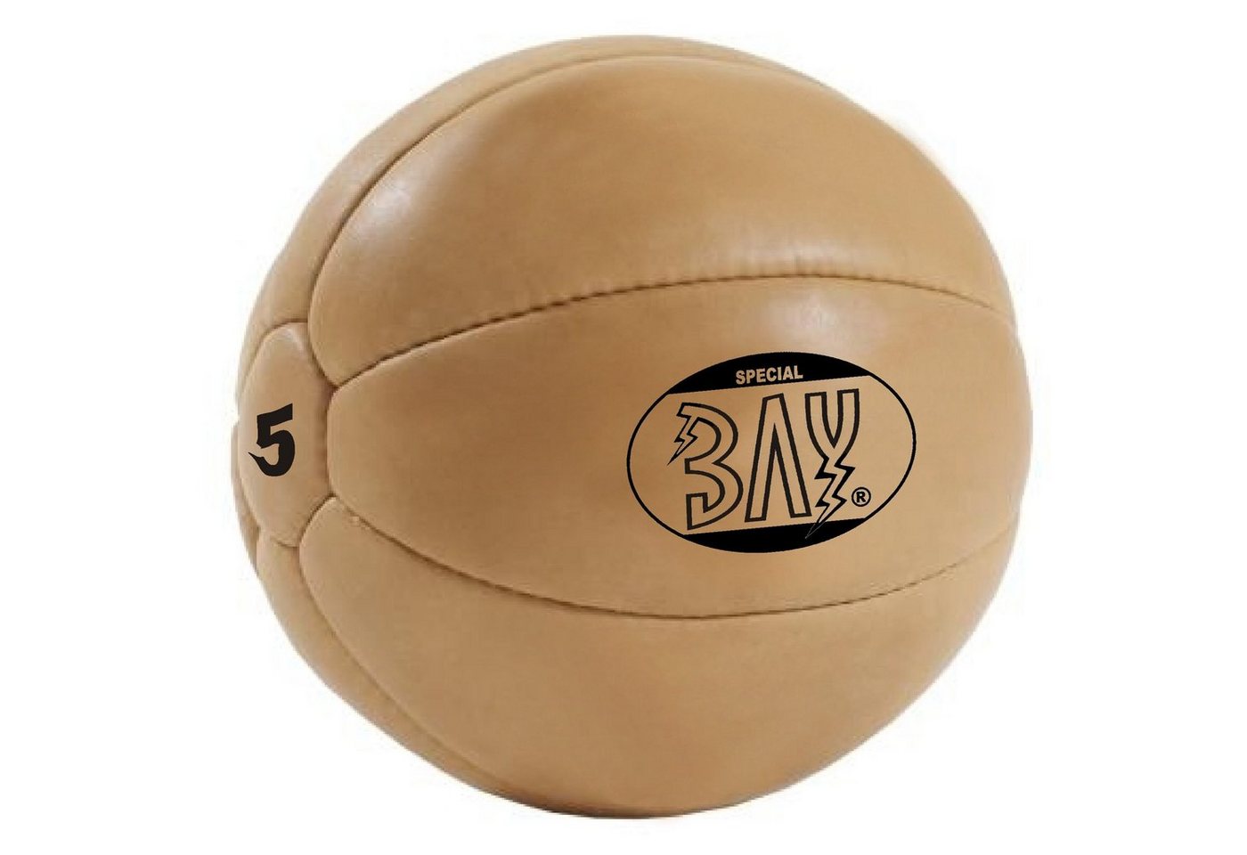 BAY-Sports Medizinball 5 kg Fitnessball klassische Profi Ausführung Vollball Kraftball, Trainingsball Kraftsport natur braun Kunstleder 5kg BAY-Sports Medizinball 5 kg Fitnessball klassische Profi Ausführung Vollball Kraftball, Trainingsball Kraftsport natur braun Kunstleder 5kg von BAY-Sports