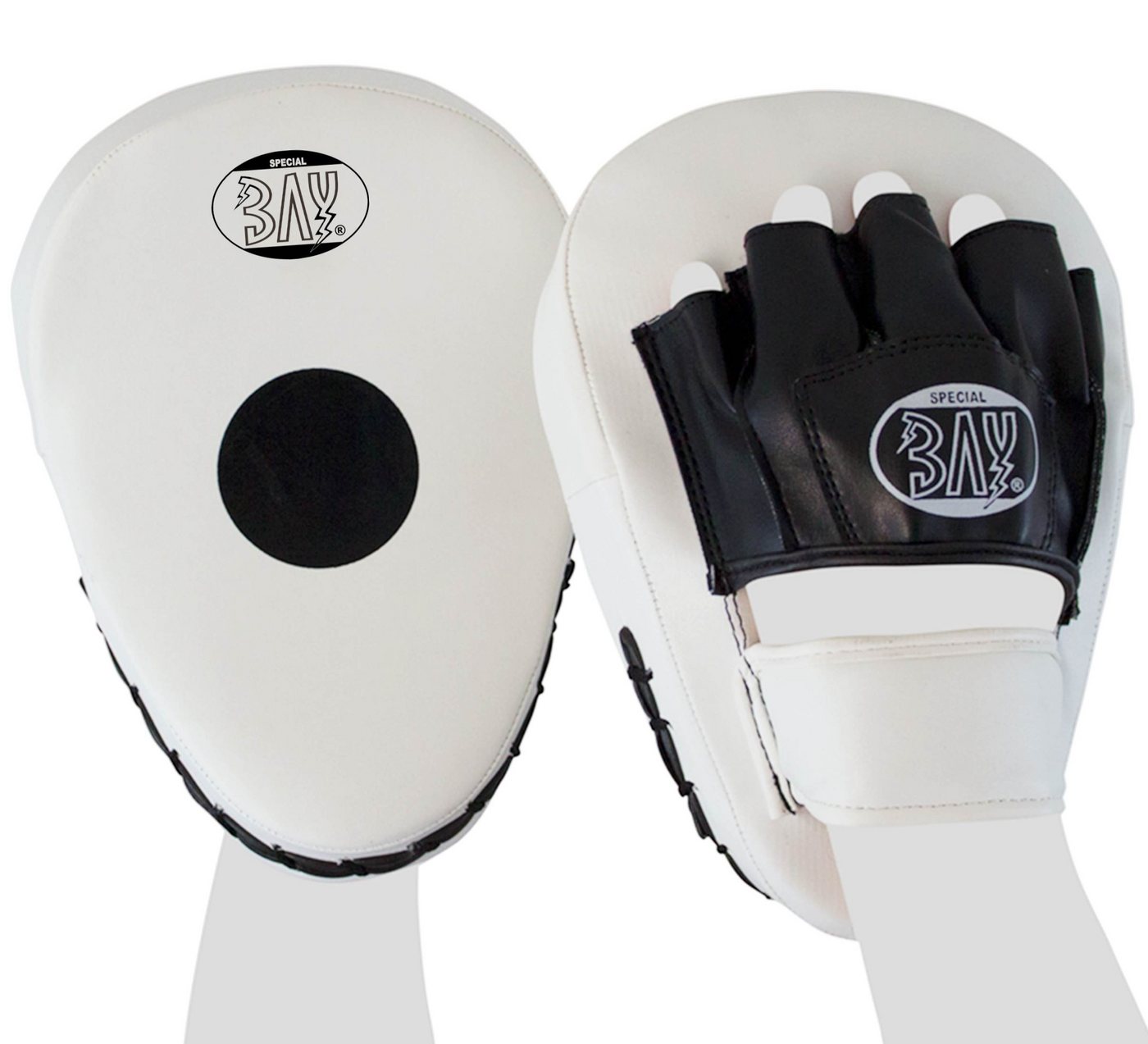 BAY-Sports Pratzen Ergo weiß Handpratzen krumm Schlagpolster BAY-Sports Pratzen Ergo weiß Handpratzen krumm Schlagpolster von BAY-Sports