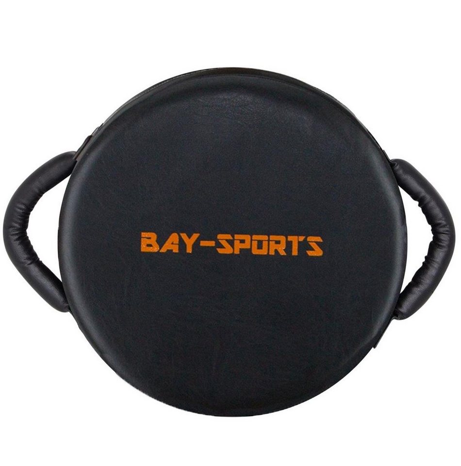 BAY-Sports Pratzen UFO Schlagpolster Rund mit Griffen schwarz/orange, Schlagkissen 34 x 13 cm, Kickboxen, Karate, MMA, Krav Maga BAY-Sports Pratzen UFO Schlagpolster Rund mit Griffen schwarz/orange, Schlagkissen 34 x 13 cm, Kickboxen, Karate, MMA, Krav Maga von BAY-Sports