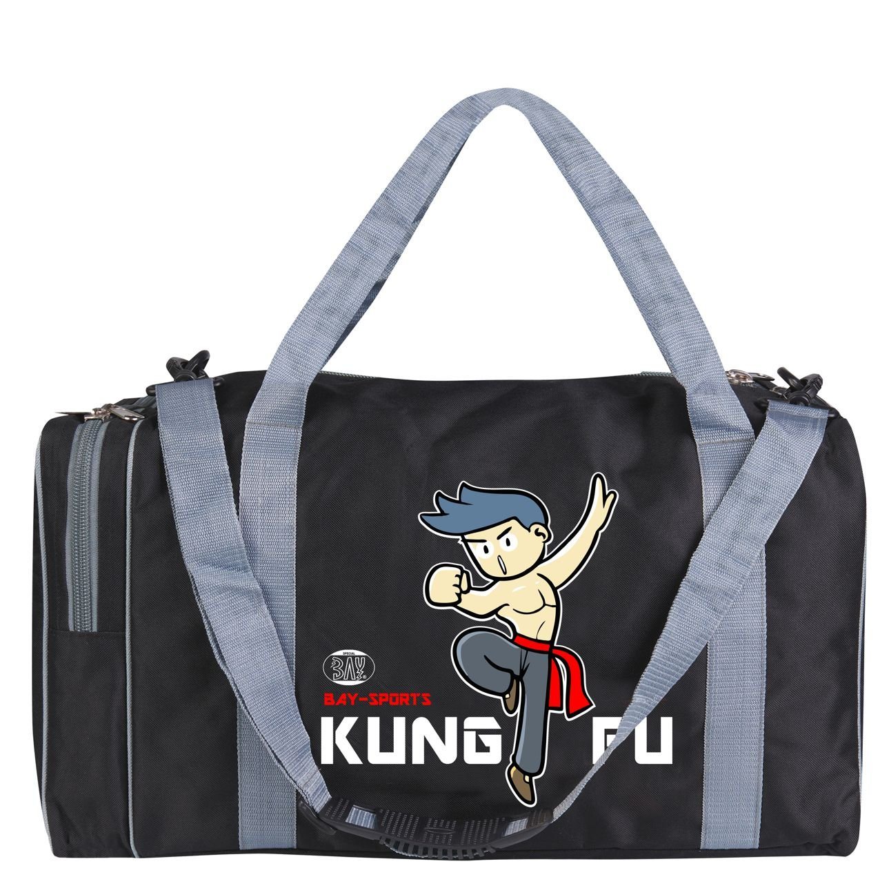 BAY-Sports Sporttasche Sporttasche für Kinder Kung Fu schwarz/grau 50 cm BAY-Sports Sporttasche Sporttasche für Kinder Kung Fu schwarz/grau 50 cm von BAY-Sports
