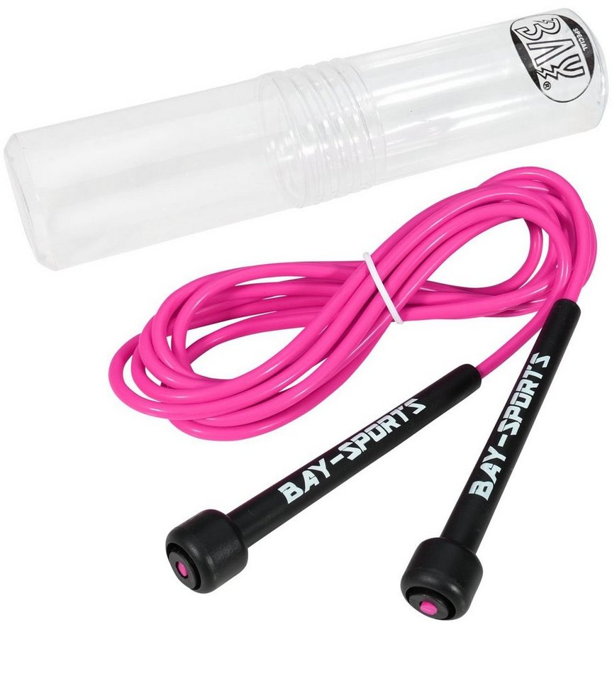 BAY-Sports Springseil Nylon Springseil pink rosa BAY-Sports Springseil Nylon Springseil pink rosa von BAY-Sports