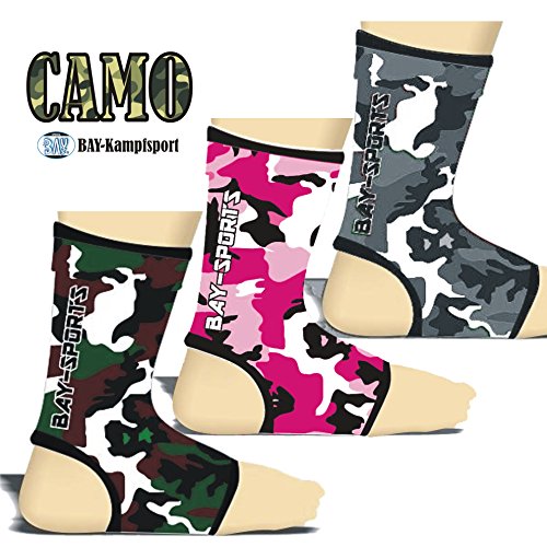 BAY Fussbandagen Camouflage pink und schwarz größe L von BAY