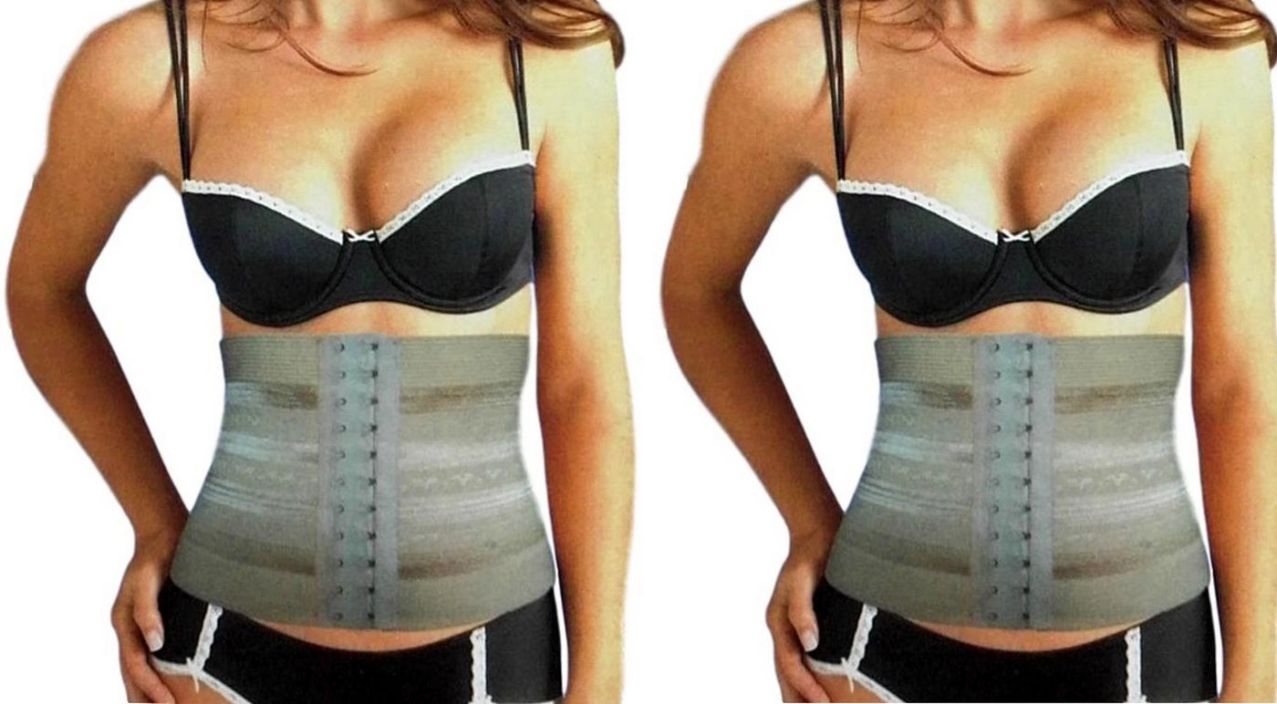 BAYLI Bauchweggürtel 2er Set - Damen Bauchweggürtel Waist Trimmer Belt Trainer Taillen von BAYLI