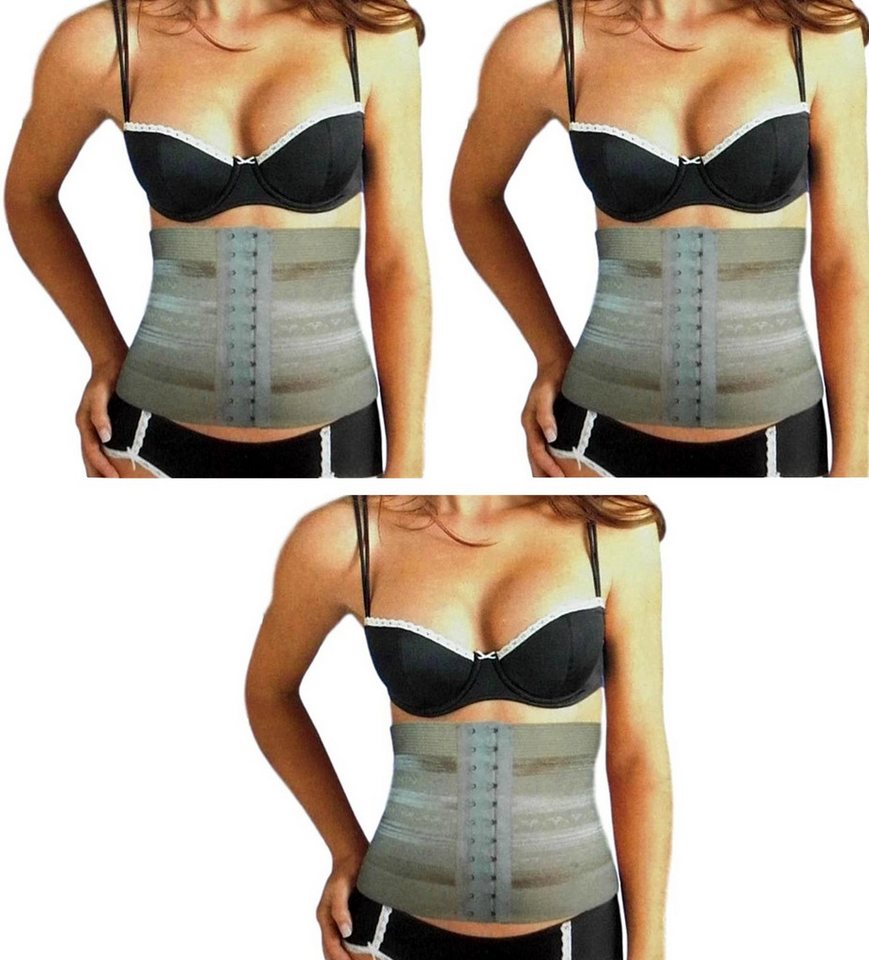 BAYLI Bauchweggürtel 3er Set - Damen Bauchweggürtel Waist Trimmer Belt Trainer Taillen von BAYLI