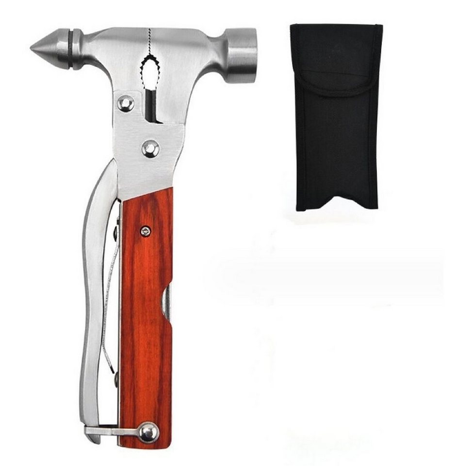 BAYLI Campinghammer 12 in 1 Camping Multitool mit Hammer Zange Säge Schraubendreher, Campi BAYLI Campinghammer 12 in 1 Camping Multitool mit Hammer Zange Säge Schraubendreher, Campi von BAYLI