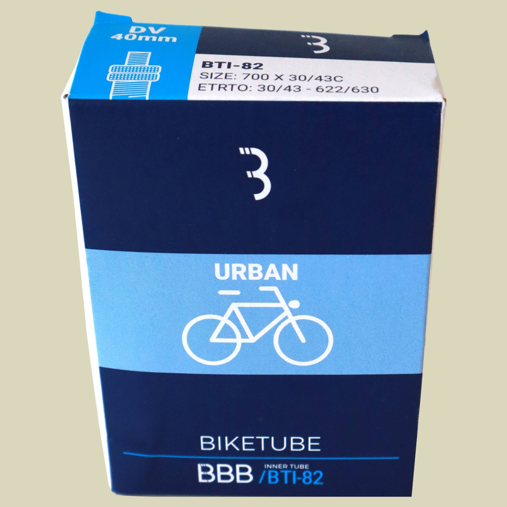 BTI-82 BikeTube 28 DV40 28'' x 1.20/1.60 BTI-82 BikeTube 28 DV40 28'' x 1.20/1.60 von BBB Cycling