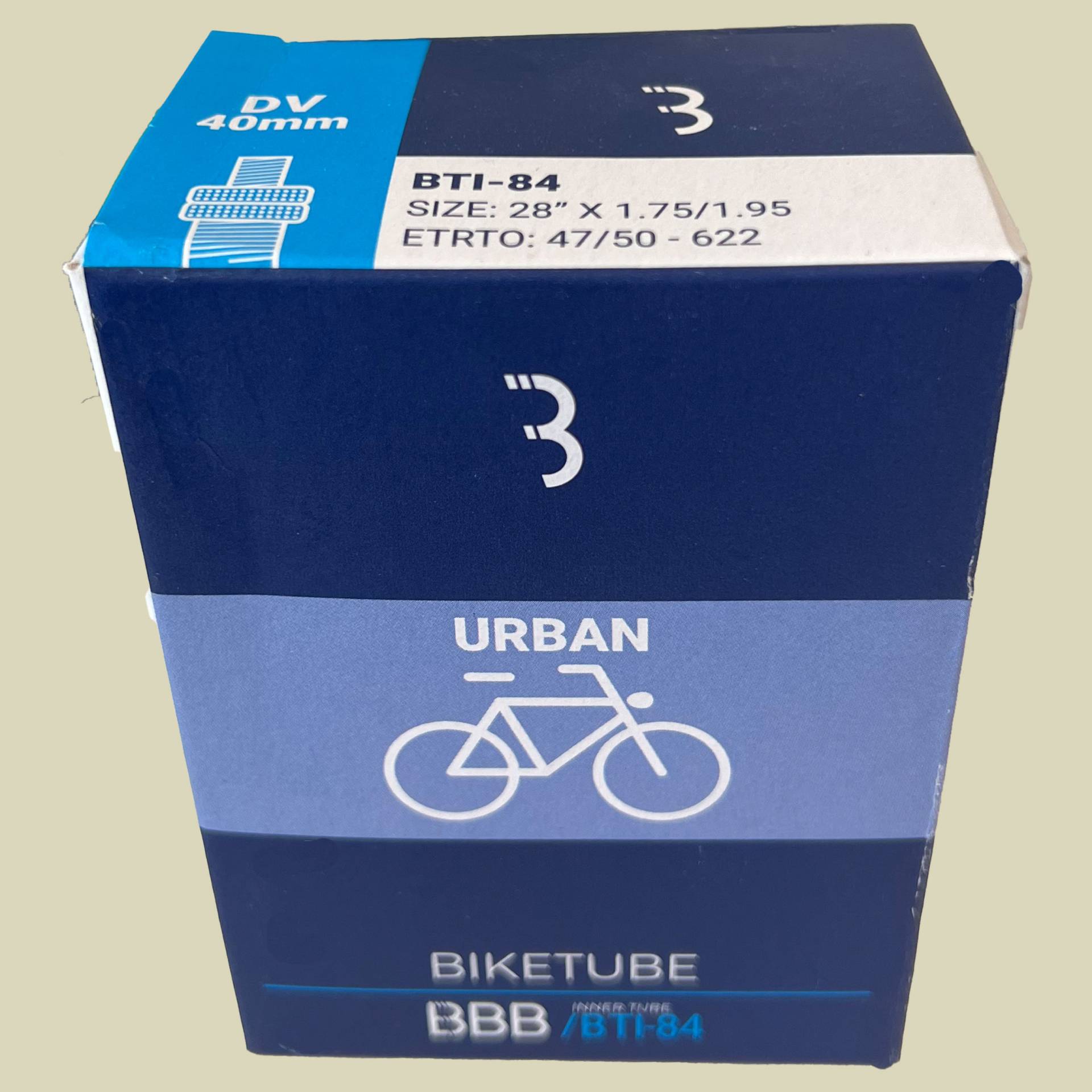 BTI-84 BikeTube 28 DV40 28'' x 1.75/1.95 BTI-84 BikeTube 28 DV40 28'' x 1.75/1.95 von BBB Cycling
