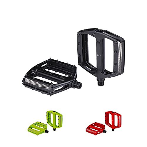 BBB CyclingCoolRideFahrrad Pedale|Große Plattform in Schwarz,Rot,Gelb und Grün|Alu-Pedalkörper|Auswechselbare Grip-Pins, 10 Stück pro Seite BBB CyclingCoolRideFahrrad Pedale|Große Plattform in Schwarz,Rot,Gelb und Grün|Alu-Pedalkörper|Auswechselbare Grip-Pins, 10 Stück pro Seite von BBB