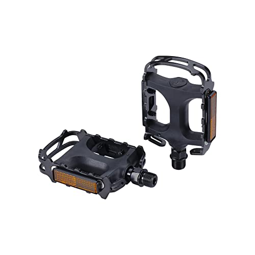 BBB Cycling Fahrradpedale Mount & Go 9/16" | Anti-Rutsch | Mit Reflektoren | Aluminium | Für Rennrad, Mountainbike, Stadtrad | BPD-15, Schwarz BBB Cycling Fahrradpedale Mount & Go 9/16" | Anti-Rutsch | Mit Reflektoren | Aluminium | Für Rennrad, Mountainbike, Stadtrad | BPD-15, Schwarz von BBB