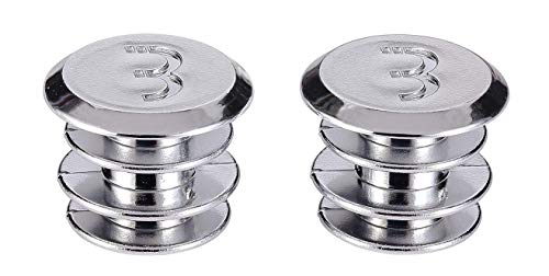 BBB Cycling Endkappen für Lenkerband| Fahrradlenker EndCapsextra Rutschfest|2 Stück pro Packung, chrom BBB Cycling Endkappen für Lenkerband| Fahrradlenker EndCapsextra Rutschfest|2 Stück pro Packung, chrom von BBB