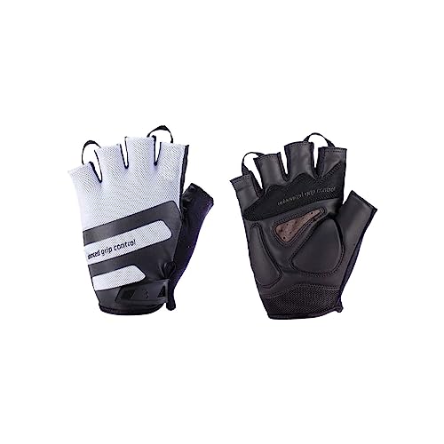 BBB Cycling Fahrrad Moutainbike Handschuhe Halbfinger Airroad Warm-Wetter Fingerlose, BBW-51, Weiss, L von BBB