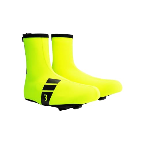 BBB Cycling Fahrrad Überschuhe Winter Herren und Damen | Kälteschutz Thermo Uberschuhe Rennrad MTB Multistretch-Neopren HeavyDuty | OSS BWS-02B, Neon Yellow von BBB