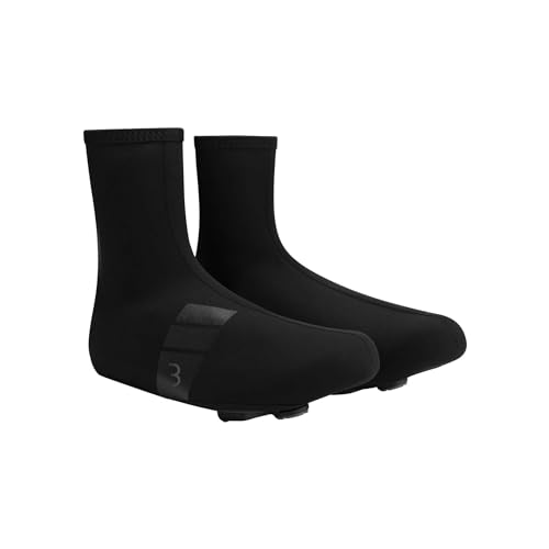 BBB Cycling Fahrrad Überschuhe für Herren und Damen | Winter Schuhüberzieher Windfest Kälteschutz Thermo Neopren Uberschuhe für Rennrad MTB | HeavyDuty OSS BWS-02B Schwarz 39/40 von BBB