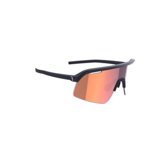 BBB Cycling Fahrradbrille Hochkontrast Sportbrille Professionelle Fahrradsonnenbrille Herren und Damen 100% UV-Schutz Gravelbike Rennrad & MTB Valor FLUX Mattschwarz Rot BSG-81 BBB Cycling Fahrradbrille Hochkontrast Sportbrille Professionelle Fahrradsonnenbrille Herren und Damen 100% UV-Schutz Gravelbike Rennrad & MTB Valor FLUX Mattschwarz Rot BSG-81 von BBB