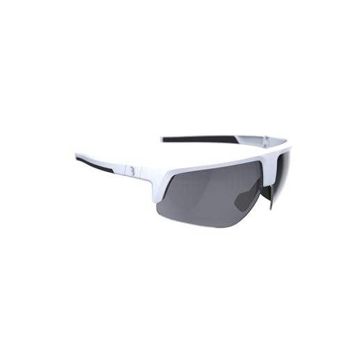 BBB Cycling Fahrradbrille Sportbrille Langlebige Radsport Sonnenbrillen Herren und Damen 100% UV-Schutz Gravel Bike Rennrad & MTB Comet Matt Weiß BSG-75 BBB Cycling Fahrradbrille Sportbrille Langlebige Radsport Sonnenbrillen Herren und Damen 100% UV-Schutz Gravel Bike Rennrad & MTB Comet Matt Weiß BSG-75 von BBB