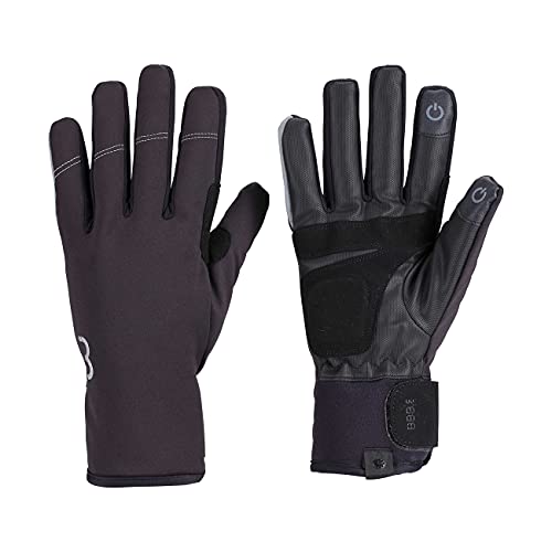 BBB Cycling Fahrradhandschuhe für Damen und Herren Winddicht Wasserdicht Rutschfest Fahrradhandschuhe für den Winter - Schwarz XXX-Large -ColdShield BWG-37 von BBB