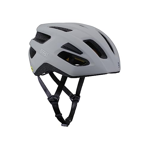 BBB Erwachsene Fahrradhelm für Mountainbike und Rennrad, Mattweiß, M (53-58 cm) von BBB