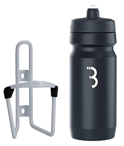 BBB Cycling Flaschenhalter Fahrrad Combo Fueltank Wasserflasche BBC-03C, Weiss / Schwarz-Weiss, 550 ml von BBB