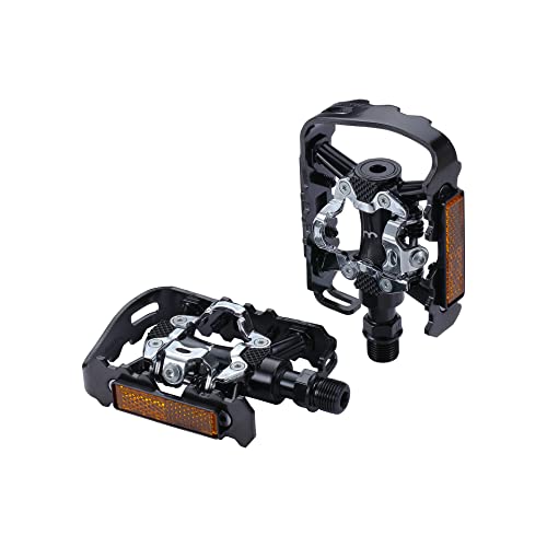 BBB Cycling Road Bike Dual Plattform Pedale mit Cleats SPD & Flat 9/16" Langlebige Aluminium Pedalhaken Einstellbare Spannung für MTB E-MTB Urban E-Road DualChoice 2.0 BPD-23B BBB Cycling Road Bike Dual Plattform Pedale mit Cleats SPD & Flat 9/16" Langlebige Aluminium Pedalhaken Einstellbare Spannung für MTB E-MTB Urban E-Road DualChoice 2.0 BPD-23B von BBB