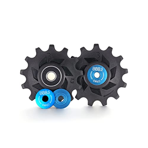 BBB Cycling Schaltrollen 13-Zähne Derailleur Pulley Hinten 12-Fach Jockey-Räder Roller Shimano Kompatibel für Rennrad Urban MTB Bicycle RollerBoys 13T BDP-09, Schwarz BBB Cycling Schaltrollen 13-Zähne Derailleur Pulley Hinten 12-Fach Jockey-Räder Roller Shimano Kompatibel für Rennrad Urban MTB Bicycle RollerBoys 13T BDP-09, Schwarz von BBB