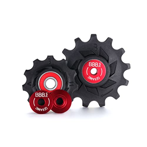 BBB Cycling Schaltrollen Keramik Derailleur Pulley 11-Zähne und 13-Zähne Hinten 11-Fach Jockey-Räder Roller Shimano Kompatibel für Rennrad Urban MTB Bicycle RollerBoys Ceramic BDP-18 BBB Cycling Schaltrollen Keramik Derailleur Pulley 11-Zähne und 13-Zähne Hinten 11-Fach Jockey-Räder Roller Shimano Kompatibel für Rennrad Urban MTB Bicycle RollerBoys Ceramic BDP-18 von BBB