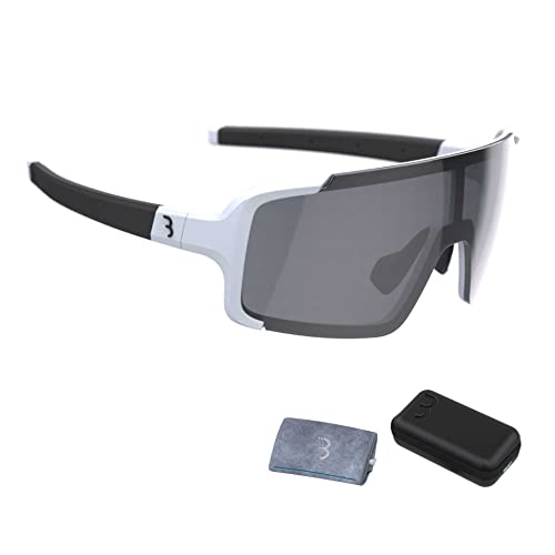 BBB Cycling Fahrradbrille Fahrrad Sonnenbrille Herren und Damen Coole Sportbrille Schnellbrille Radbrille Radsportbrille Sport Sunglasses Men and Women MTB und Rennrad Chester BSG-69T Matt Weiß BBB Cycling Fahrradbrille Fahrrad Sonnenbrille Herren und Damen Coole Sportbrille Schnellbrille Radbrille Radsportbrille Sport Sunglasses Men and Women MTB und Rennrad Chester BSG-69T Matt Weiß von BBB
