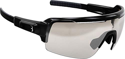 BBB Cycling Sportbrille Commander | Herren und Damen Fahrradbrille Sonnenbrille mit Photochromatic Gläser | Polycarbonat Grilamid | MTB Rennrad Urban Radsport | | Matt Schwarz | BSG-61PH, 54 x 158 x 153 mm von BBB