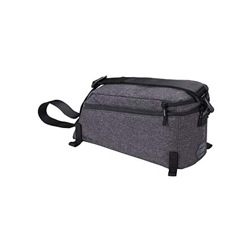 BBB Cycling Fahrradtasche für Heckrahmen 6L mit Schultergurt Multifunktional Verstellbarer Fahrradträger Aufbewahrungspaket CarrierPack BSB-138, graue Melange, einheitsgröße BBB Cycling Fahrradtasche für Heckrahmen 6L mit Schultergurt Multifunktional Verstellbarer Fahrradträger Aufbewahrungspaket CarrierPack BSB-138, graue Melange, einheitsgröße von BBB