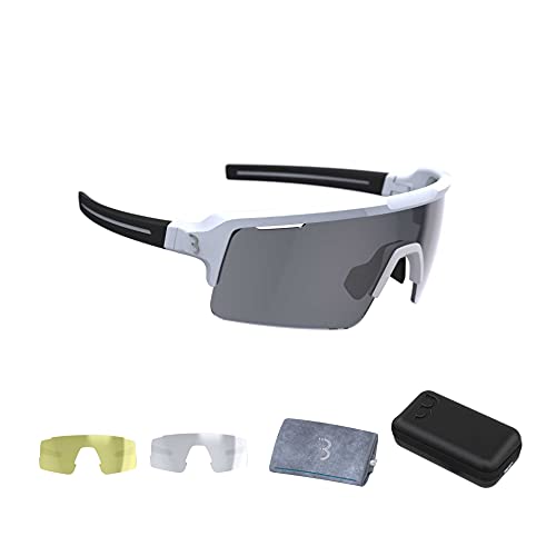 BBB Cycling Unisex-Adult Fahrrad Sportbrille Modernes Großes Glas Grilamid MTB Rennrad Kies Damen und Herren Weiss Fuse BSG-65, Matt White, One Size BBB Cycling Unisex-Adult Fahrrad Sportbrille Modernes Großes Glas Grilamid MTB Rennrad Kies Damen und Herren Weiss Fuse BSG-65, Matt White, One Size von BBB