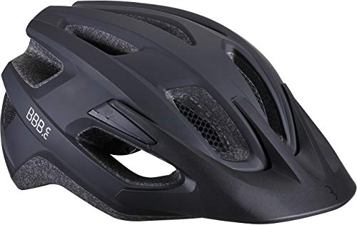 BBB Cycling Unisex-Adult Fahrradhelm Kite 2.0 | Damen und Herren | Abnehmbaren Visier | MTB und Rennrad | BHE-29B | Matt Schwarz , M (53-58 cm) von BBB