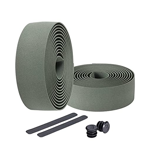 BBB Cycling Unisex-Adult RaceRibbon BHT-01 Fahrrad Lenkerband Rutschfest und Stoßdämpfend für MTB Rennrad und Urban Cycling Inkl. Abklebeband und Lenkerstopfen Olivgrün, Einheitsgröße, 200 x 3 cm BBB Cycling Unisex-Adult RaceRibbon BHT-01 Fahrrad Lenkerband Rutschfest und Stoßdämpfend für MTB Rennrad und Urban Cycling Inkl. Abklebeband und Lenkerstopfen Olivgrün, Einheitsgröße, 200 x 3 cm von BBB