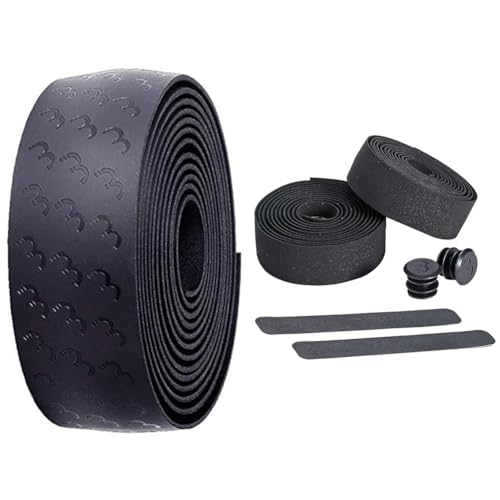 BBB CyclingUltraRibbonLenkerband|Fahrrad Handlebar Tape stoßfestes Mikrofasermaterial|Einschließlich Schutzband und Lenkerstopfen & RaceRibbon BHT-01 Lenkerband, schwarz, 200 x 3 cm BBB CyclingUltraRibbonLenkerband|Fahrrad Handlebar Tape stoßfestes Mikrofasermaterial|Einschließlich Schutzband und Lenkerstopfen & RaceRibbon BHT-01 Lenkerband, schwarz, 200 x 3 cm von BBB