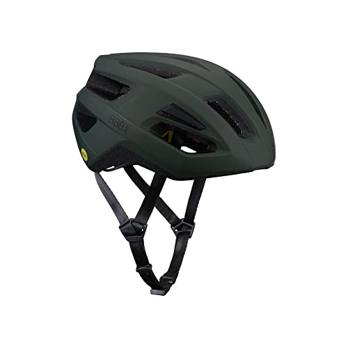 BBB Erwachsene Fahrradhelm für Mountainbike und Rennrad, Mattolivgrün, M (53-58 cm) von BBB